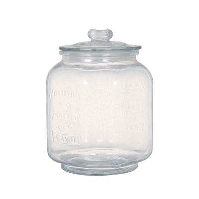 Dulton Glass Cookie Height 225mm X Width 160mm X Depth 160mm Jar, 3L, CH00-H05-3, Transparent,