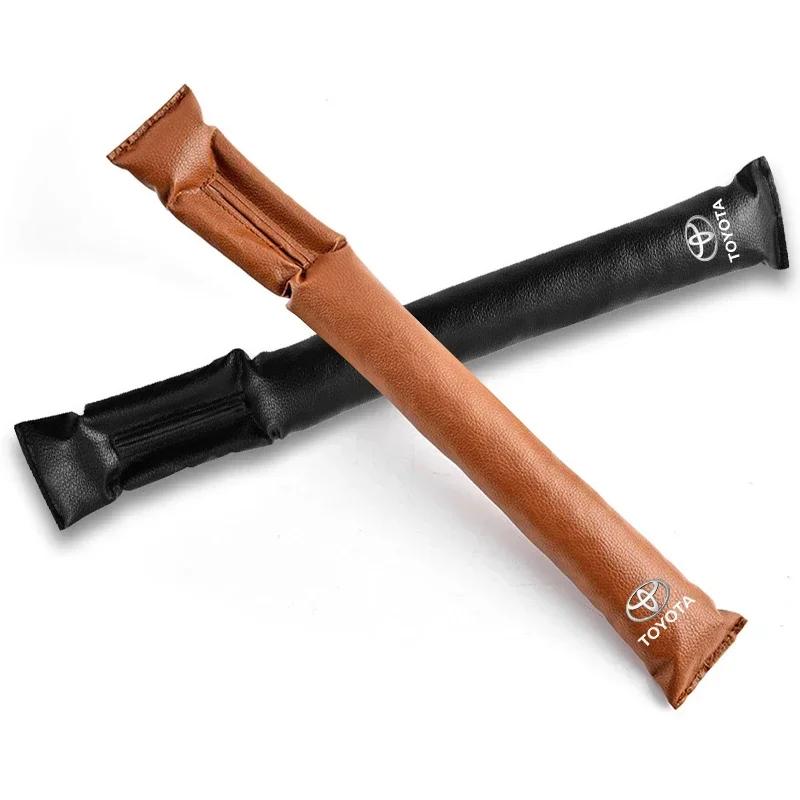 Car Seat Gap Filler Side Seam Plug Strip Leak-proof Filling Strip For Toyota Yaris Hilux Corolla Prius Avensis Emblem Auris Rav4