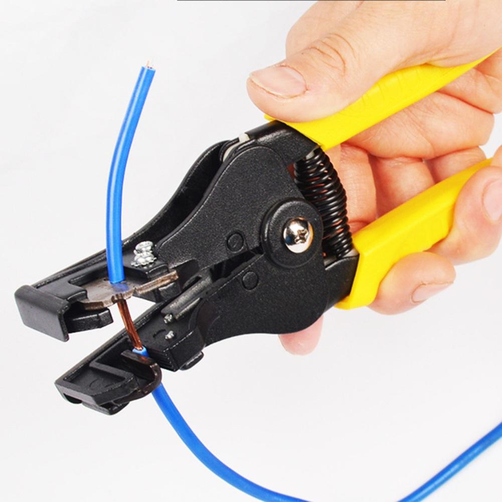 1pcs Automatic Wire Stripper With Adjustable Ruler Peeling Pliers Professional Electrician Wire Tools Cable Wire Stripper