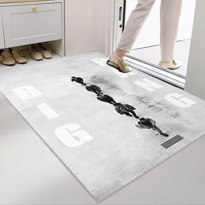 Bold Design: Big Bang Symbolism Carpet Floor Mats Living Room and Bedroom Mats Protective Pad Fashion Room