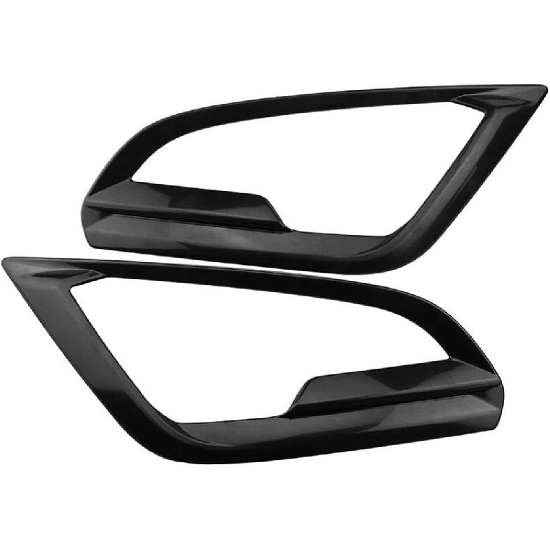 Fit for Ford Ecosport 2018-2021,Car Fog Light Cover Trim,Car Bumper ABS Silver Front Fog Light Cover Frame Trim