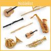 Pvc Music Instrument Model Set Including Trumpet Clarinet And Flute For Creative Display And Collectors