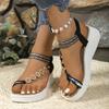 Women Platform Sandals Beach Casual Comfortable Roman Wedge Sandals Style Anti-slip Bohemian Flower Shoes Women Zapatos De Mujer