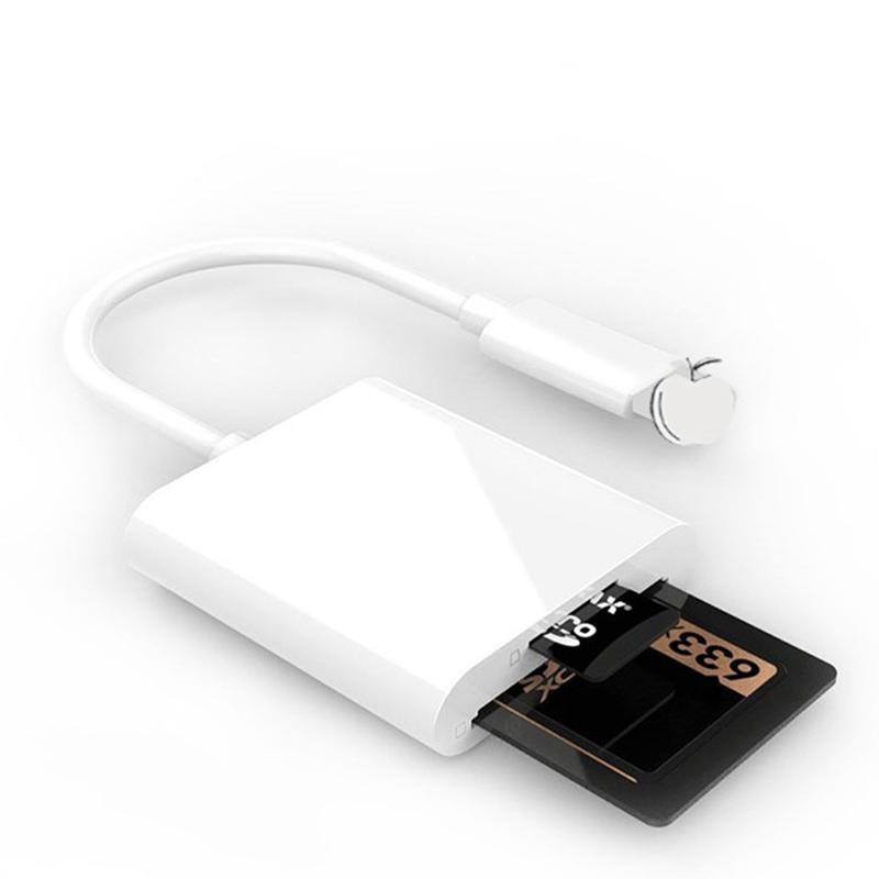 

For Iphone Multi Card Reader For Lightning For Sd Tf Memory Card Readers Support