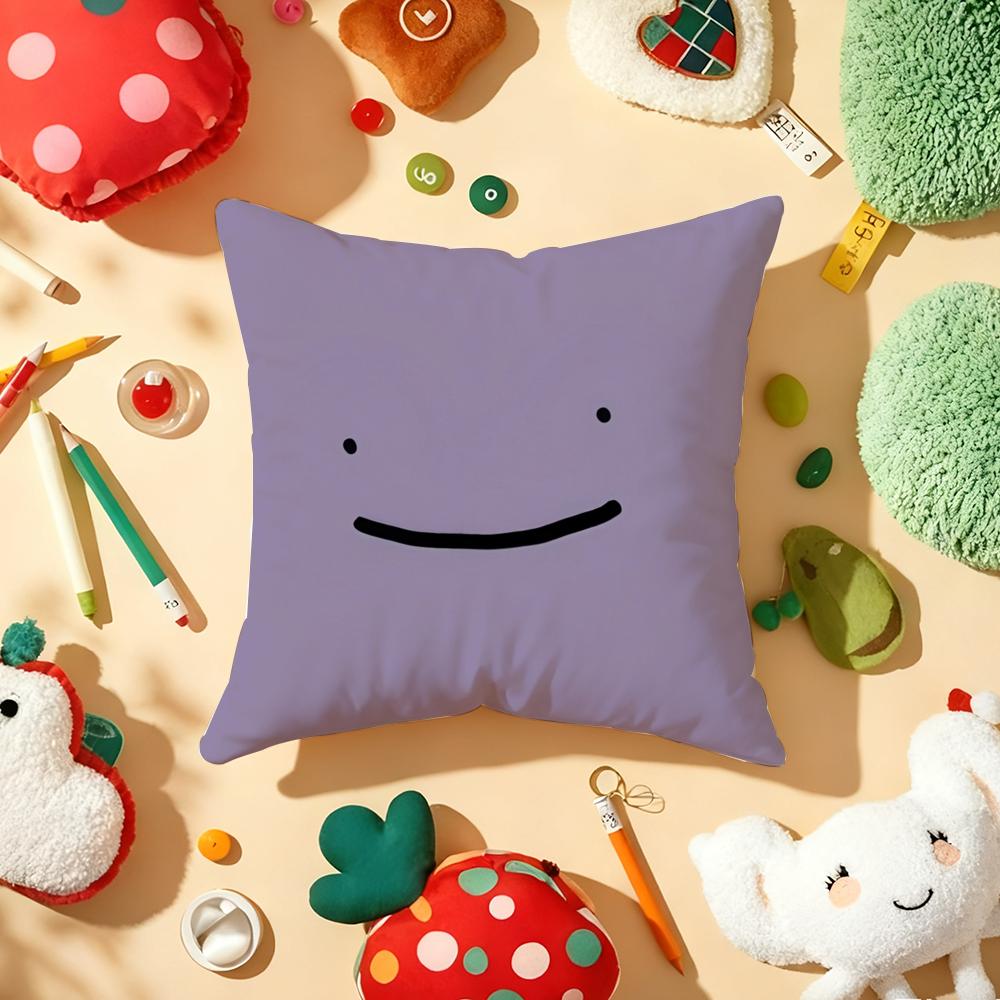 Funny and Quirky Expressions Cushion Cover Soft Short Plush DoubleSided Printing Home Decor Machine Washable Pillow Case Gift