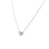 Les Trésors De Lily [N6845] - White 'Love' Silver Necklace (rhodium-plated)