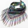 Modern Square Scarf Perfect Accessory for Nightclub Dancing and Music Festivals