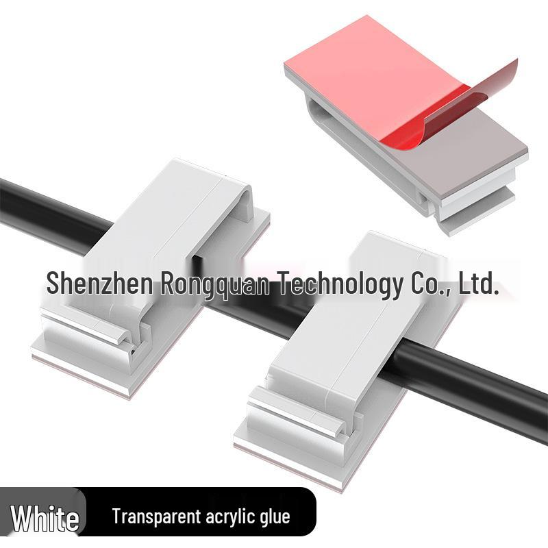 Klip do Organizacji Przewodów i Kabli Sieciowych Kamery Samochodowej na Deskę Rozdzielczą - Zarządzanie Kablami na Biurko