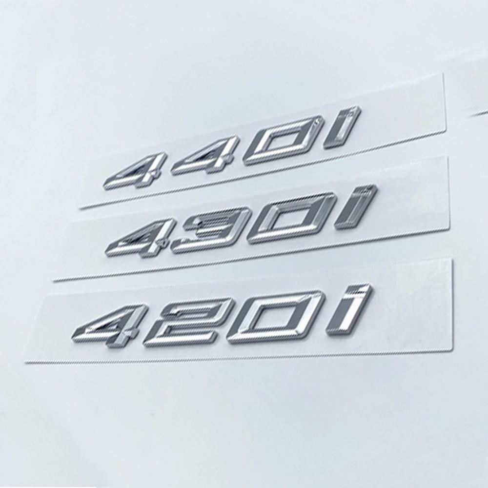 Car Decorate Lettering Logo Trunk Badge Logo Body Accessories For BMW 4 Series F32 F33 F36 G22 G23 G26 420i 428i 430i 435i 440i