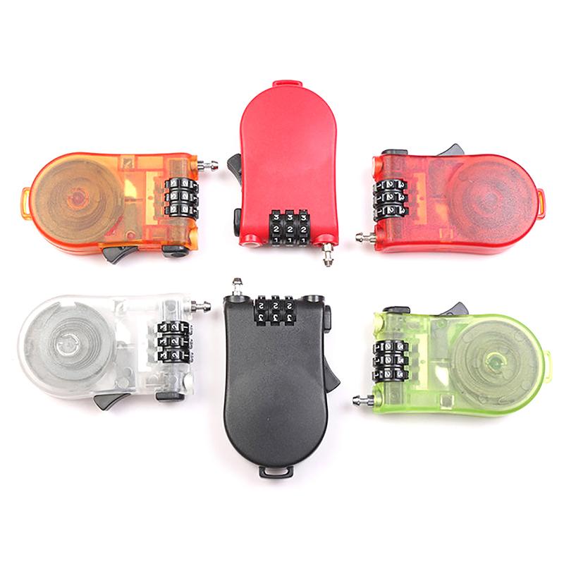 Ultra Small Bike Security Lock 3 Digit Password Padlock Code Wire Safety Luggage