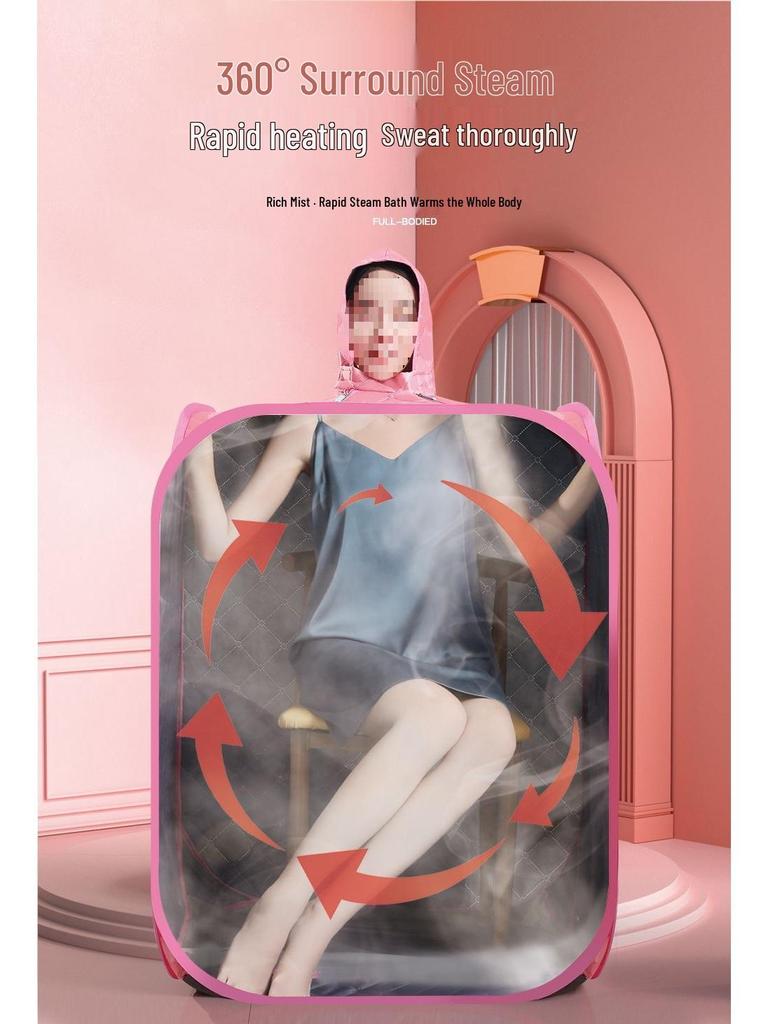 New Foldable Home Sauna: Full Body Sweat Steam Box for Postpartum Recovery