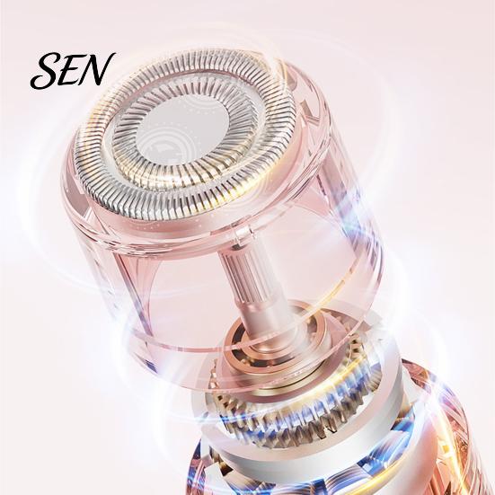 Body Hair Remover 2-In-1 Electric Shaver for Women, IPX7 Waterproof Dual-Head Trimmer, Portable Razor Face Underarms Legs Bikini Removal Epilator USB
