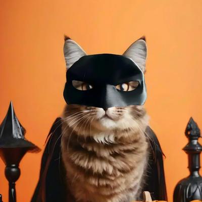 Ny 3D-utskrift Katt Fladdermus Mask Hund Roligt Headset Katt Huvudbonad Kreativ Husdjursmask Ansiktsdekoration 2025