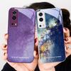 Brilliant Starry Sky For VIVO Y72 X100 Pro Y55 16 V20 29 V30 X60 Pro Y11s Y20 X80 Pro 5G Y36 4G V23e Tempered Glass Phone Case