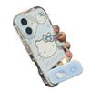 Pink Blue KT Cat Case for Apple 16/15/14 Huawei Honor Xiaomi Phone Case 13 Pro Max Shockproof Full Coverage