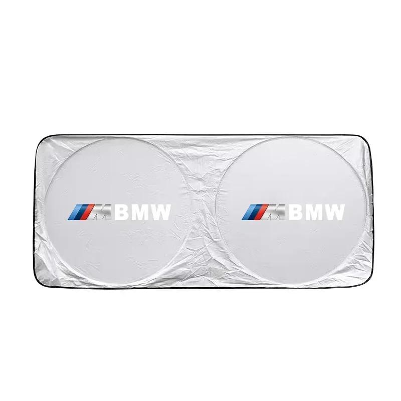 -Car Windshield Sun Shade Visor UV Protection Shield For BMW Performance F25 F26 F15 F16 E90 E91 E92 E60 E84 G22 G32 F13 F36 G30 M BMW