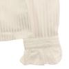 unused NARACAMICIE Striped Pattern Long sleeve Frill blouse white Tagged Women Used