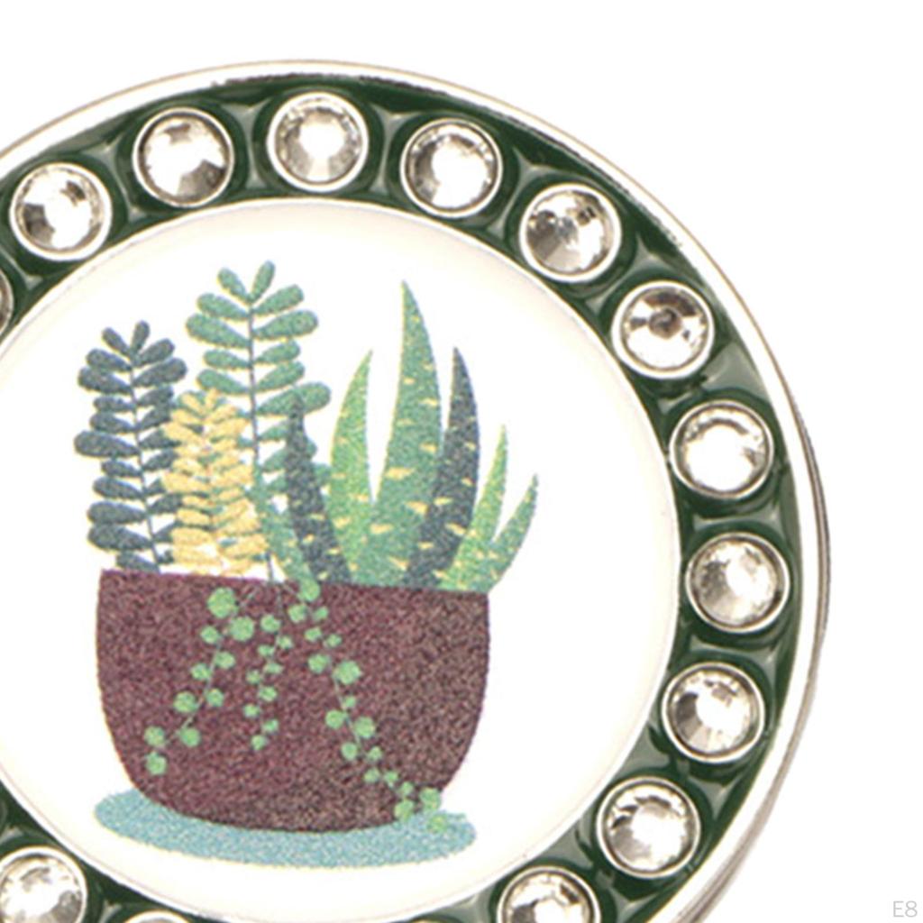 Golf Ball Marker Hat Clip for Men Women Zinc Alloy Markers Removable Caps Visor