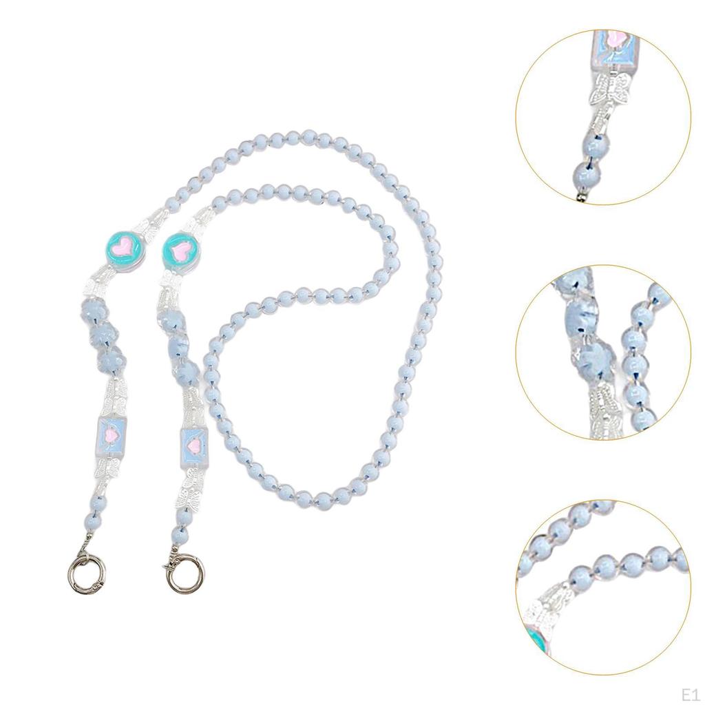 Beaded Phone Lanyard Cute Butterfly Charm for Women Camping Car Key