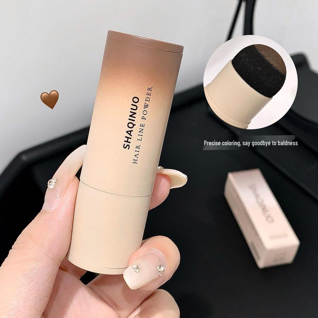 SHAQINUO Hairline Filler: Exquisite Hair Powder & Cream for Contouring and Regrowth; Waterproof & Sweatproof Shadow Formula.