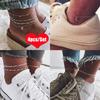 4pcs/set Delicate Moon Bright Pendant Fashion Hand Chain Anklet