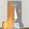 Magnetic Thermal Insulated Door Curtain Energy-Saving Privacy-Protecting Windproof Waterproof Cotton Curtain for Heater Room
