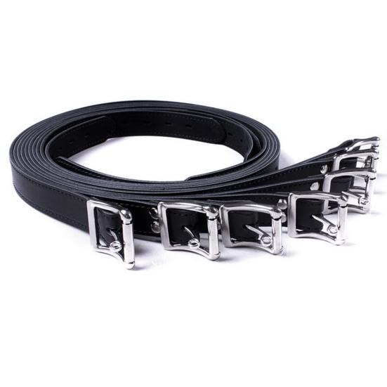 7Pcs Faux Leather Harness Body Bondage Belt Hand Leg Restraints BDSM Sex Toys