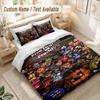 Five Nights At Freddy’s Bedding Set, 1 Duvet Cover & 2 Pillowcases Soft Comfortable Bedroom Home Textile Decor