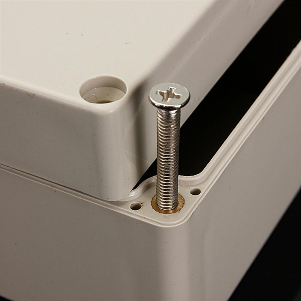 Gray IP65 Waterproof ABS Junction Box Outdoor Electrical Enclosure