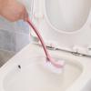 Toilettenbürste mit langem Griff, nachfüllbare Bürste, Badezimmer-Reinigungszubehör, doppelseitige Toilettenbürste, Reinigungsmittel, WC-Bürste