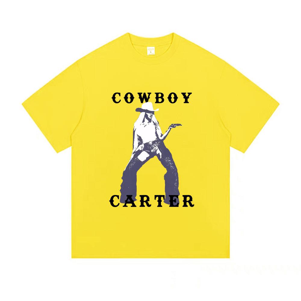 Beyonce Cowboy Carter New Album Graphic Tshirt Male Oversized Soft Cotton T Shirts Men Womens Fashion Pop Music Tshirt Tops