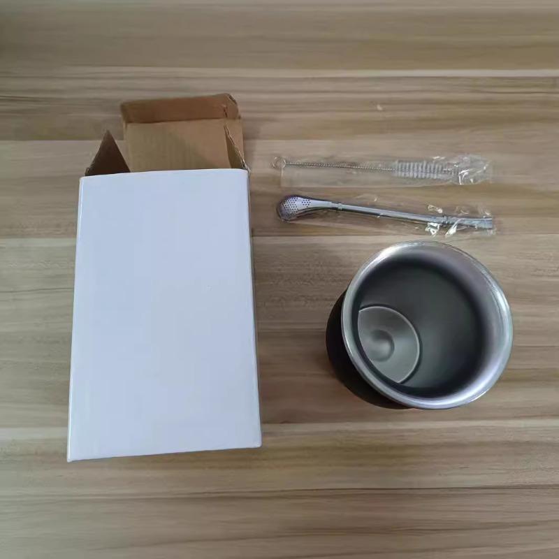 Amazon Hot-selling, Stainless Steel Oz Stainless Steel Mate Tea Cup Gourd Type Heat Insulation Cup Mini Gourd Cup