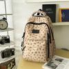 Schoolbag College Style Japanese Style Shoulder School Bag High School Boys Printed Simple Fashion Elementary School Boys Men's Lightweight Backpack