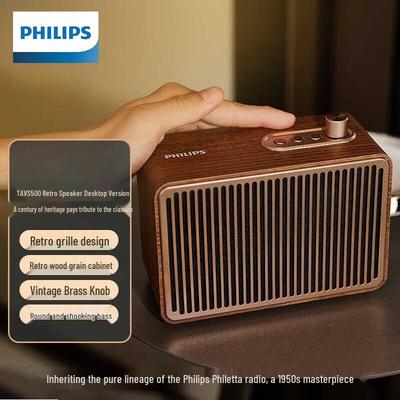 Philips TAVS500 Retro Trådløs Bluetooth Højttaler CN stik (adapter inkluderet)