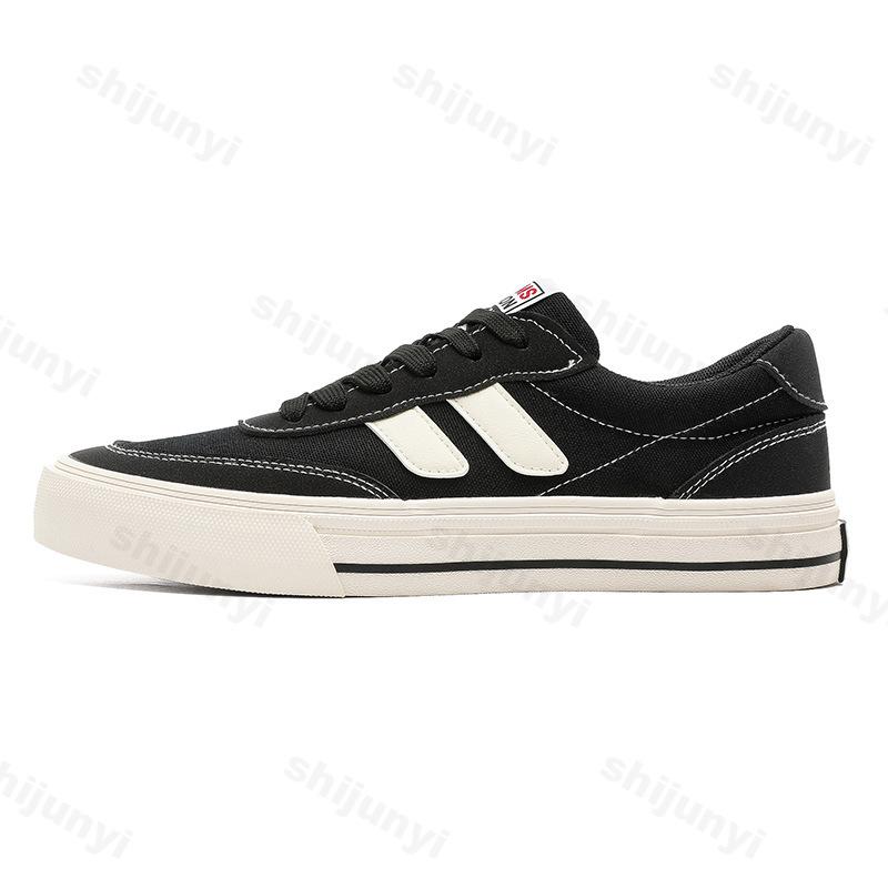 Men's Breathable Canvas Skate Shoes 2025 New Outdoor Fashion Comfort Flat Running Shoes Lace-Up Mens Tennis Shoes Zapatillas