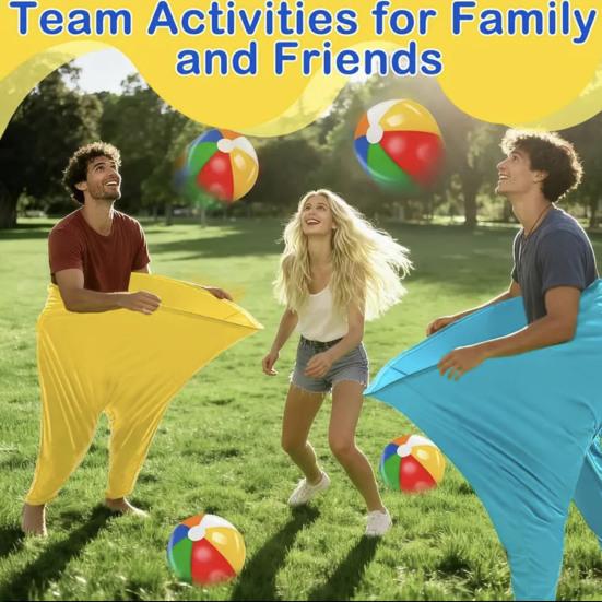 Catch Game Pants Breathable Oversized Granny Pants Ball Toss Game for Outdoor Lawn Parties Backyard