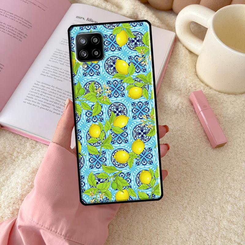 Mediterranean Lemon For Samsung Galaxy A54 A34 A14 A52 A32 A12 A13 A33 A53 A15 A16 A26 A36 A56 A06 A35 A55 Case