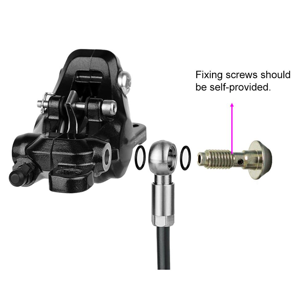 1 Connector Insert Included Bike Hydraulic Brake Kit Brake Hose Connector