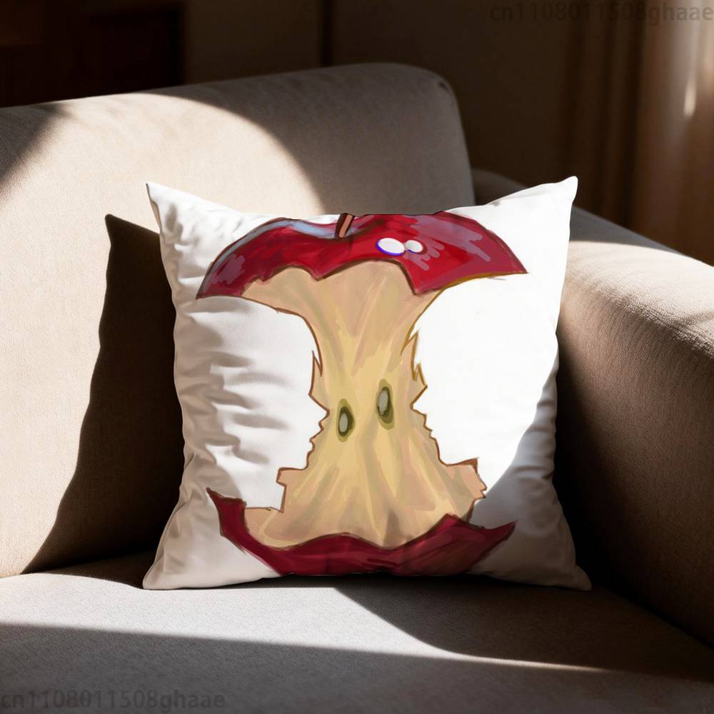 

Funny Apple Art pillowcase casual style decoration suitable for home decoration excluding pillow core 30cmx30cm