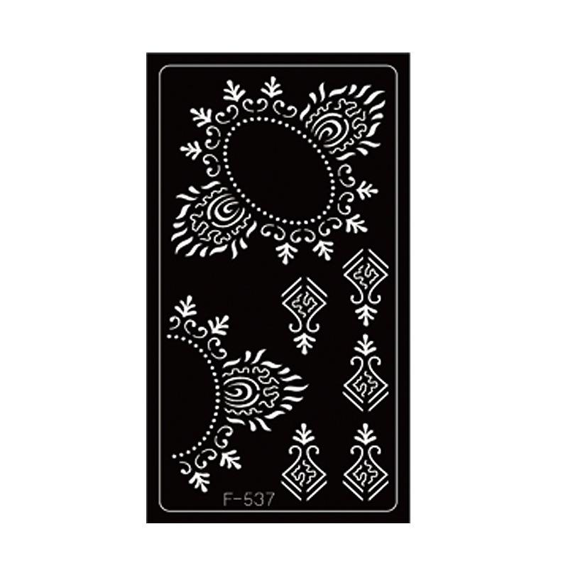 PET, Hollow Out Tattoo Template, Middle East India, Hannah Tattoo Sticker, Body Painting Template, Sticker Spray Painting, Body Painting Board