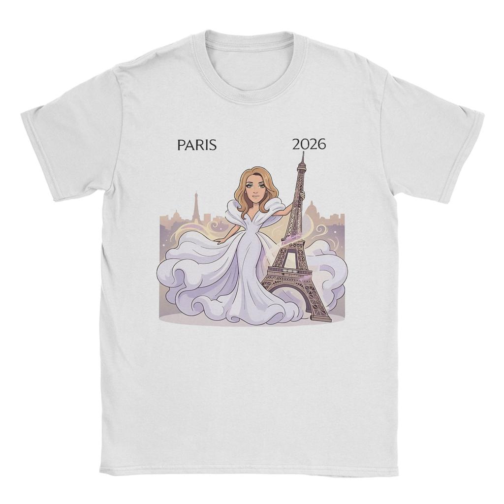 Celines Dion Vintage T-Shirt Women Music Humorous % Cotton Tee Shirt Crew Neck Short Sleeve T Shirts