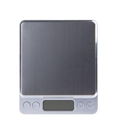 3kg/0,1g 500g/0,01g Digitálna LCD kuchynská váha na šperky z nehrdzavejúcej ocele