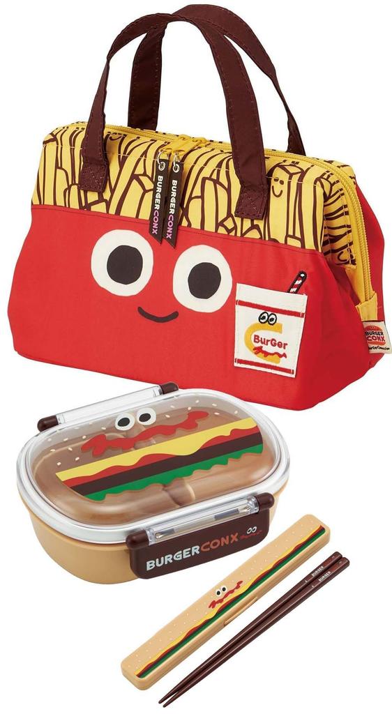 Skater Cold Storage Clasp Lunch Bag Burger Conch Potatoes KGA1