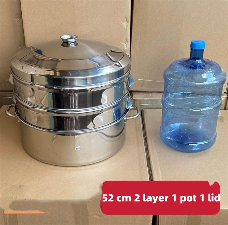 Thick Stainless Steel steamer Extra Large big Food bun buns steamer with pot Bread drawer fish rice dumpling cooker tray steamed