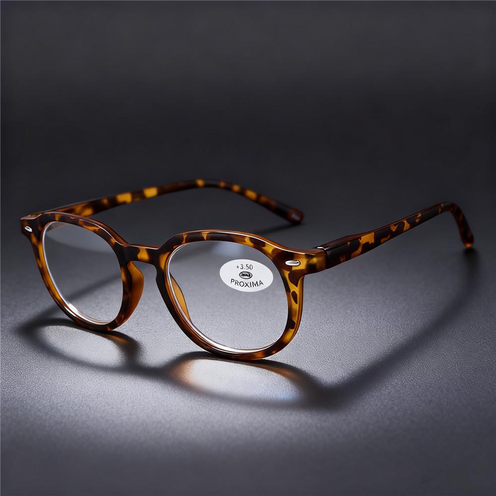 

Vintage Round Reading Glasses Men Women Anti blue Light Eyeglasses High Quality TR90 Readers Retro optical Eyewear +100 коричневый