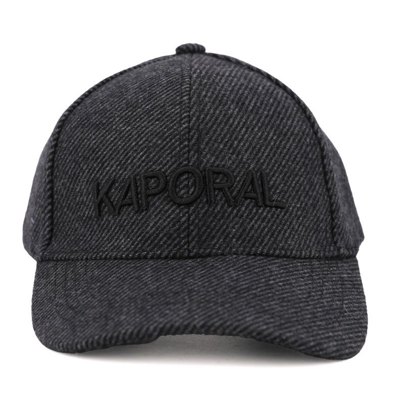 Casquette impression laine Jayden logo brodé Homme KAPORAL