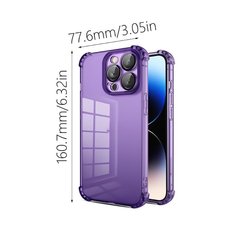 Protective Skin Clear Case for Phone 14 Full Coverage Housing Waterproof Cover Scratch Resistant Protector Case