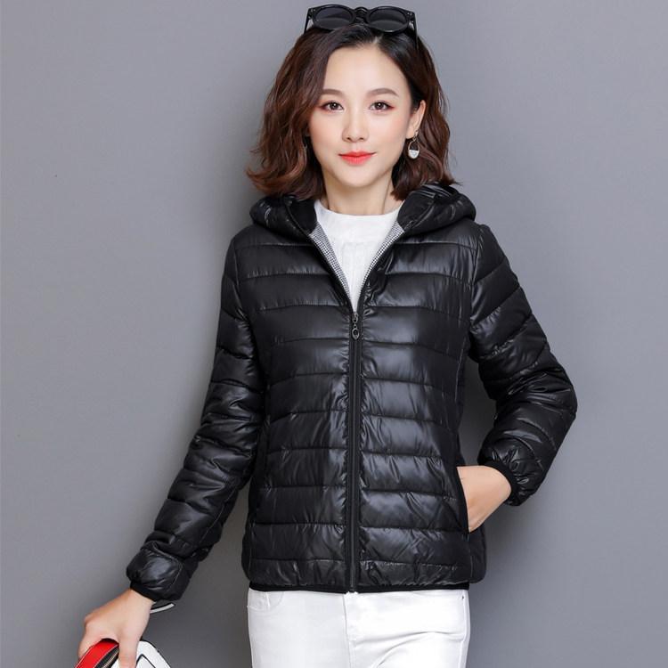 Women's Spring Autumn Winter Coat with Hood Thick  Long Sleeves Warm Plain, Smooth, Form-fitting, with Zipper Pockets, Cardigan, Women's Coat