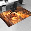 Office Carpet: Charmander Themed Sofa Rug for Under Chairs, Protection Mat Cute Pokémon Deco