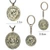 Fashion Uncharted 4 Drake Skull Necklace Mens Game Jewelry Leather Rope Cord Chain Charm Pendant Keychain Gifts